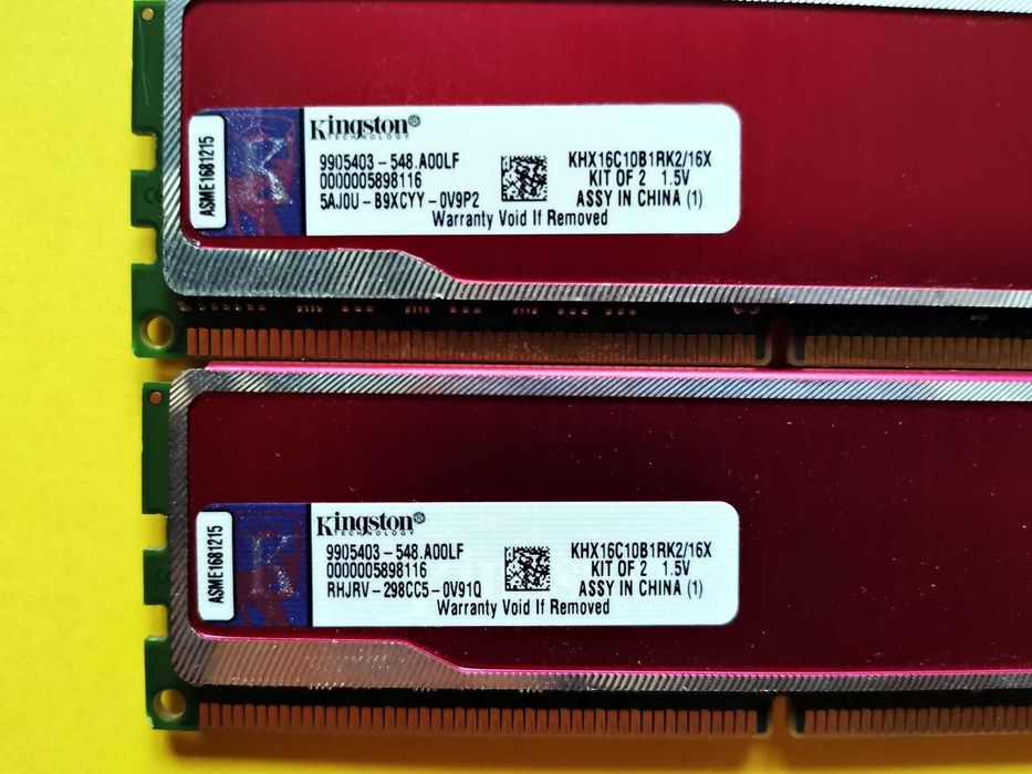 DDR3 16GB KingSton HyperX BLu 12800 -Komputer