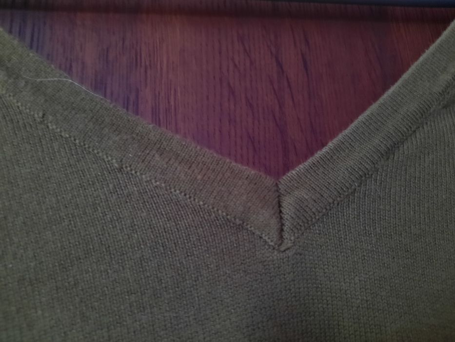 Sweterek Bonprix ciemna zieleń/khaki