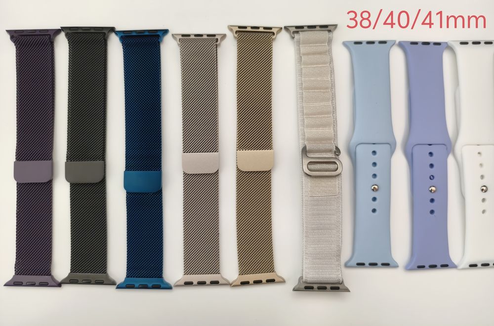 Ремешок металлический черный для Apple 41mm 42mm Hoco металический