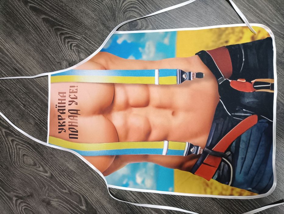 Прикольний фартух Жіночий Чоловічий Кухонный фартук с приколом