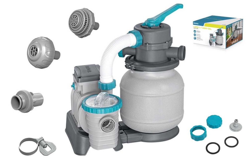 POMPA PIASKOWA 5678 l/h do basenu Bestway 58497 Mocna i Wydajna