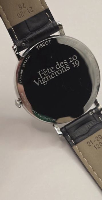 Relógio Edição Especial Tissot Everytime Fête des Vignerons