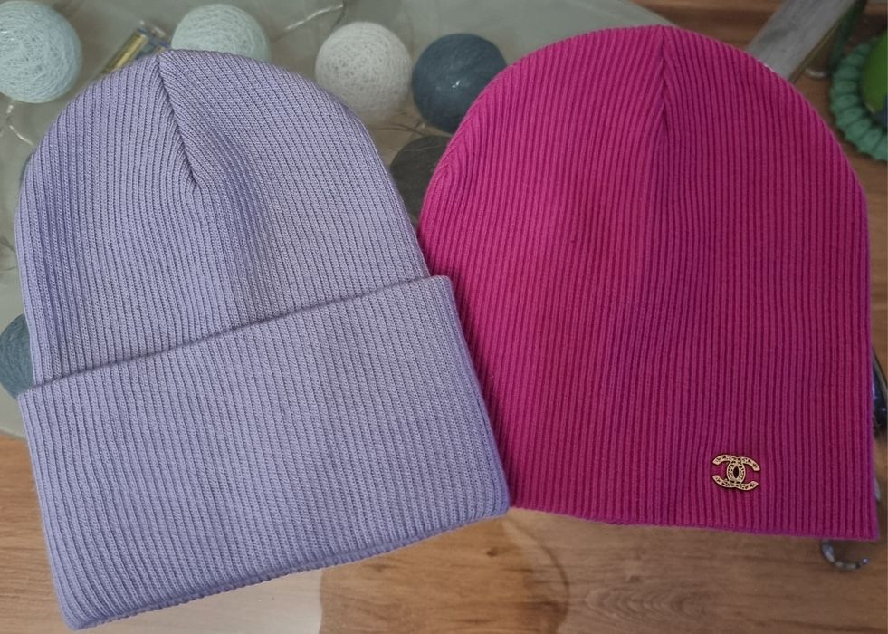 Шапка р.56-58 два кольори