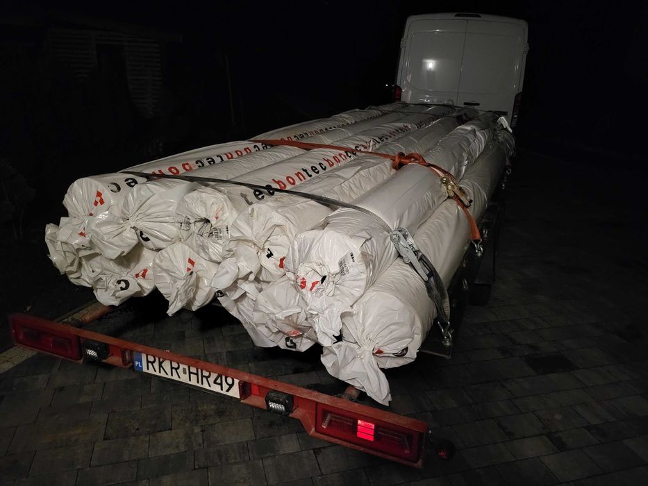 Geowłóknina drogowa 12kN, włóknina, mata separacyjna 4m szerokości 4 m