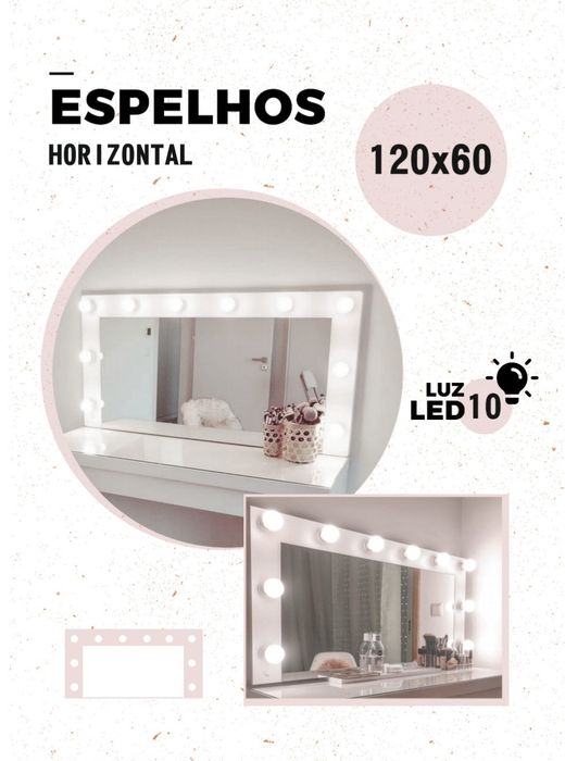 Espelhos de maquilhagem profissionais