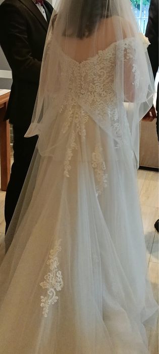 Suknia ślubna Justin Alexander rustykalna romantyczna