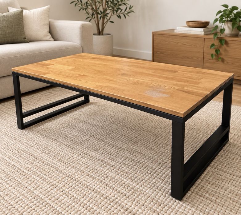 Mesa de centro estilo industrial