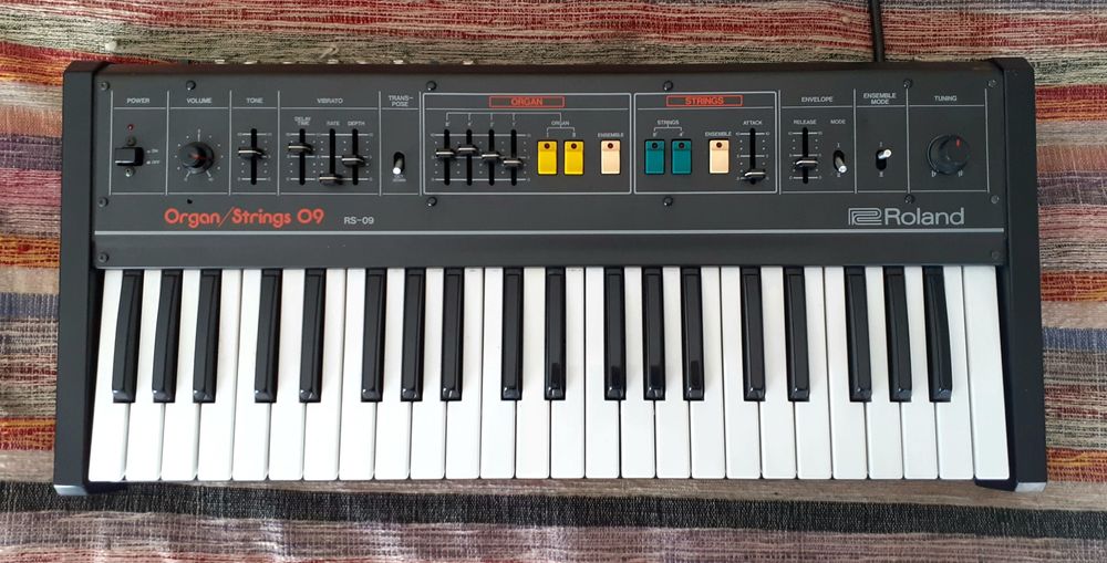 Roland RS-09, Strings / Organ, Vintage Analog Synthesizer64172672443011121