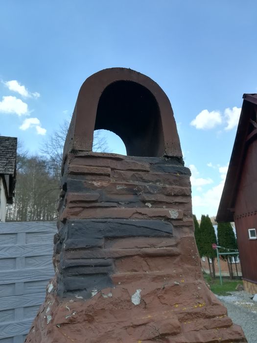Grill ogrodowy solidny podstawa betonowa