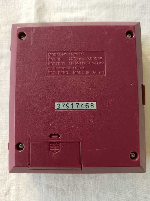 Mario Bros. (Nintendo Game & Watch MW-56, Original Box, Tested)