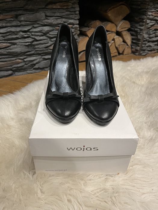 Obcasy szpilki buty na obcasie Wojas 37 czółenka na platformie