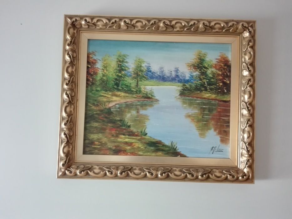 Oleo do artista A. Raposo