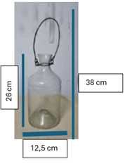 Frasco para captura de insetos