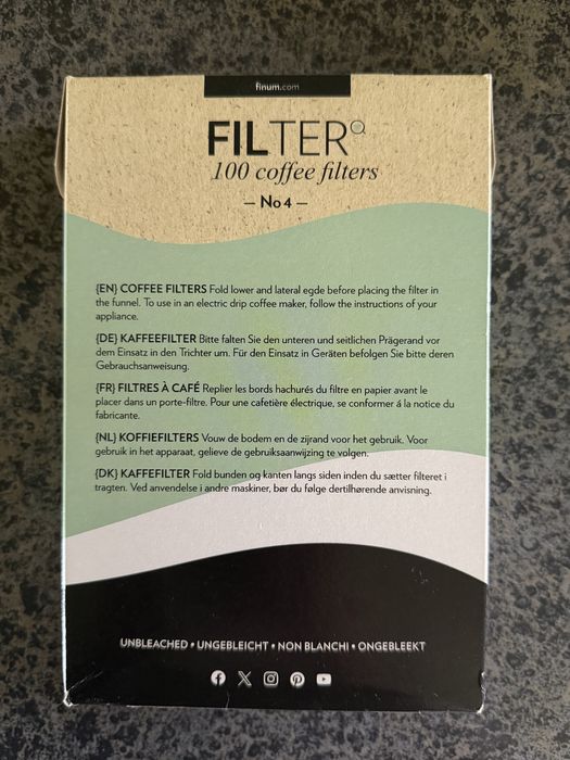 Фільтр для кави Finum №4