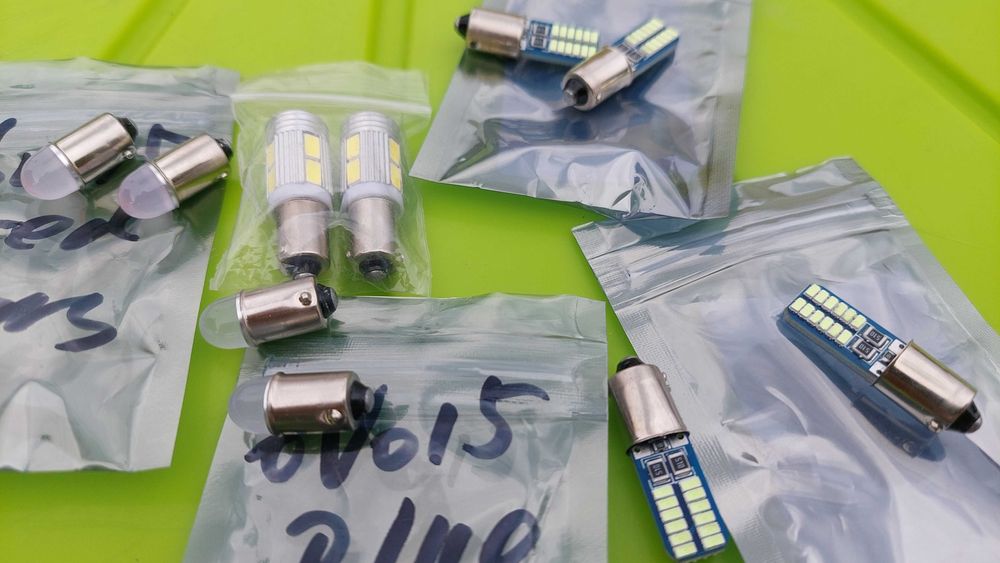 5 zestawów Żarówka led ba9s h21w