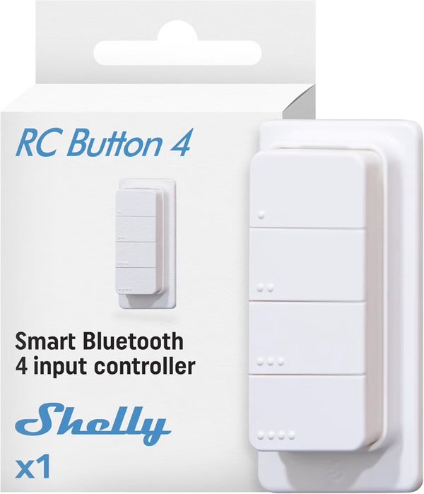 Shelly RV Button 4 inteligentny pilot bluetooth