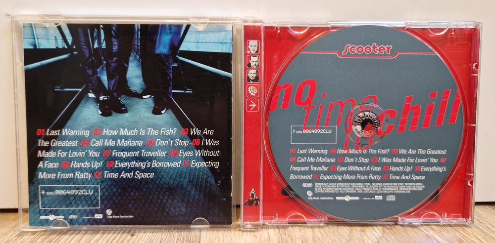 Scooter - No time to chill CD, limitowana edycja z plakatem