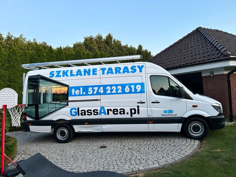 System przesuwny ze szkłem , ściany szklane