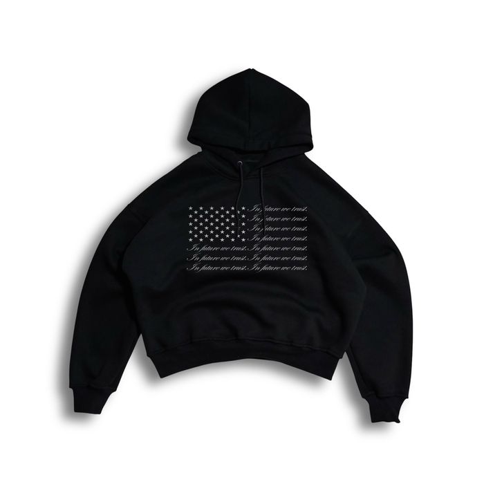 hoodie “in future we trust”, sk8 hoodie, худак, opium, кофта