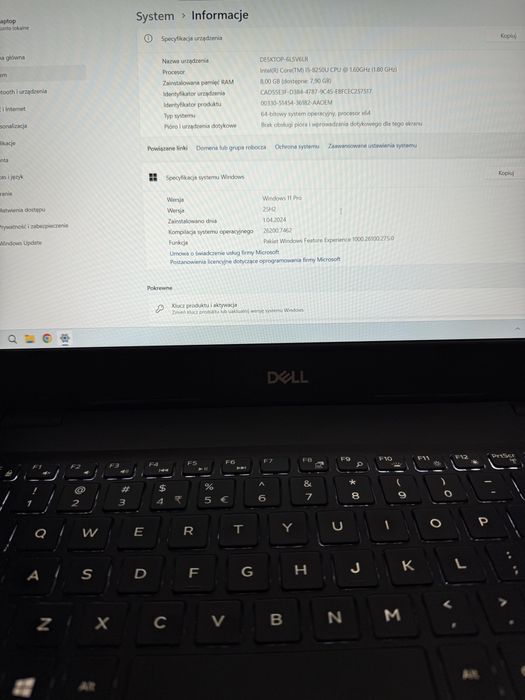 Dell Latitude 3490 14” i5-8250U 256GB M.2 8GB DDR4 / Win11 Pro / LTE