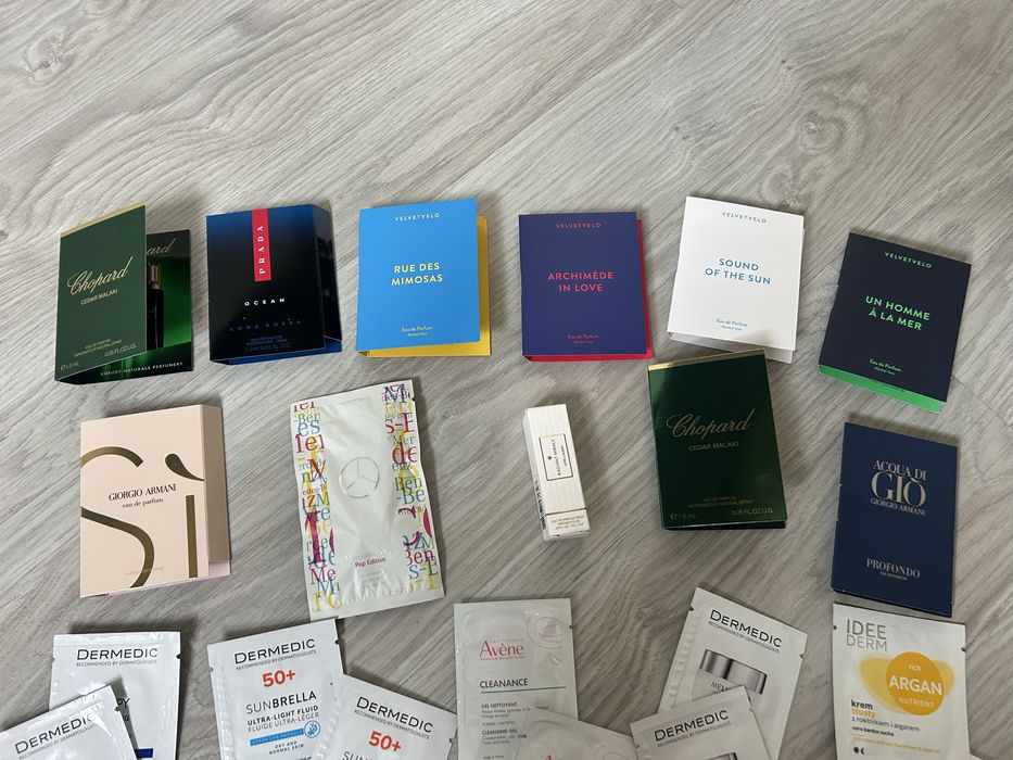 Zestaw kosmetyków i perfum