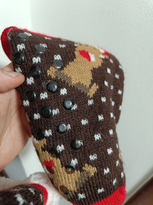 Носки новогодние с мехом