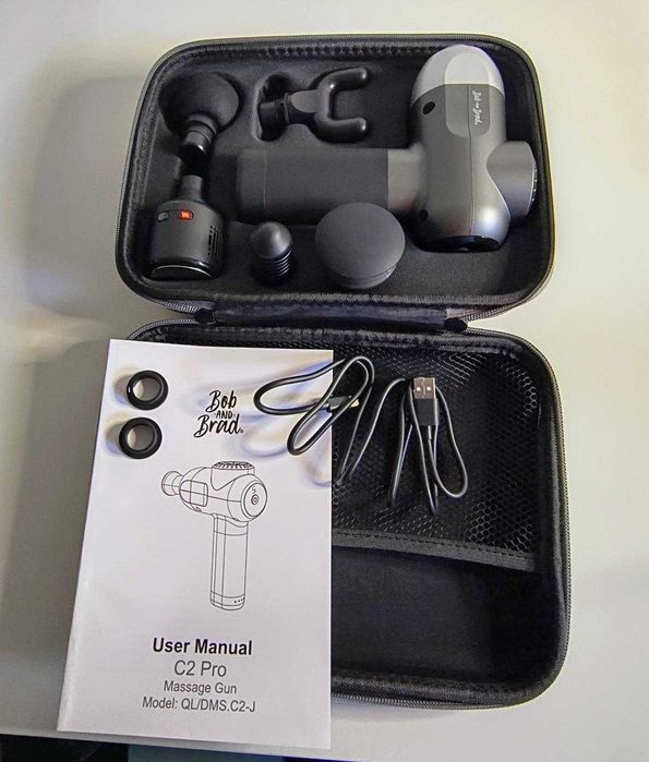 Перкусійний масажер з підігрівом BOB AND BRAD C2 Pro (США)