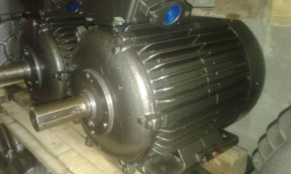 Електродвигун ,  б.у,новый,складского хранения,5.5квт,7.5,11,15,22,30к