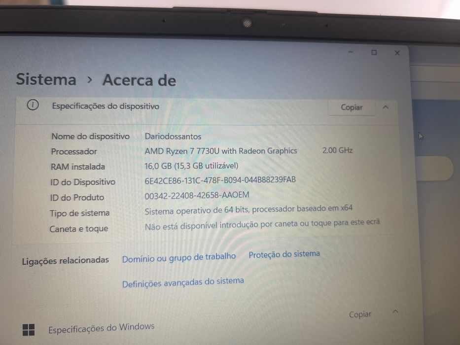 Computador portatil