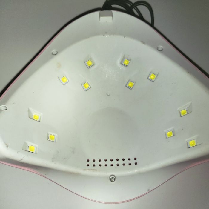 Zestaw lakierów hybrydowch do paznokci i lampa Uv/Led Sun s2