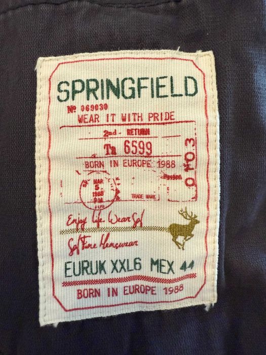 Casaco Springfield XXL6 – usado, lavado e acondicionado