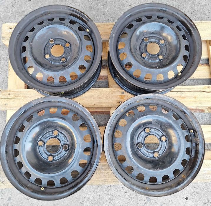 Felgi stalowe Opel Corsa i inne GM 14 cali 5.5x14" ET39 4x100 4 sztuki Warszawa odbiór/montaż/wysyłka Warszawa=Wawer N1