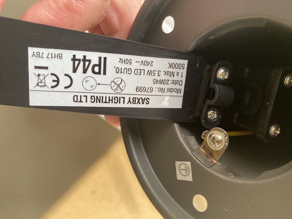 zewnętrzna latarnia słupkowa LED Canillo Anthracite Endon Lighting