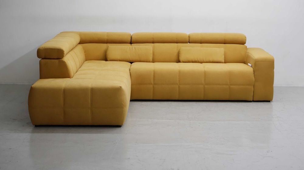 SFP DESIGN narożnik regulowane zagłówki rogówka sofa kanapa tkanina