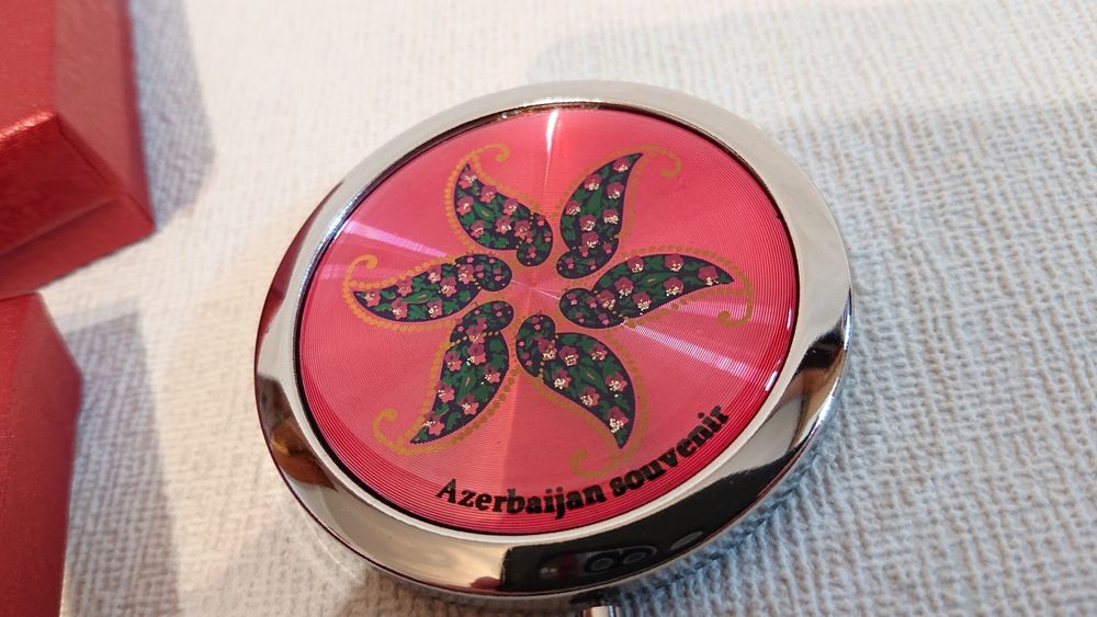 Зеркальце карманное косметическое зеркало азербайджанский сувенир