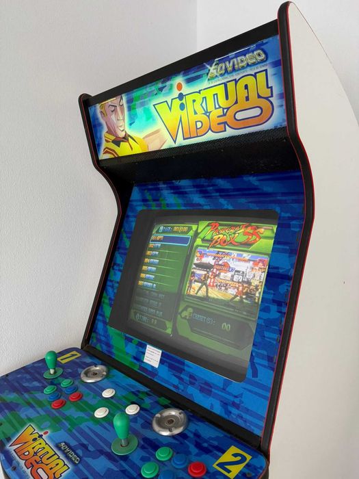 Arcade - Máquina de jogos Anos 80, 90, 2000