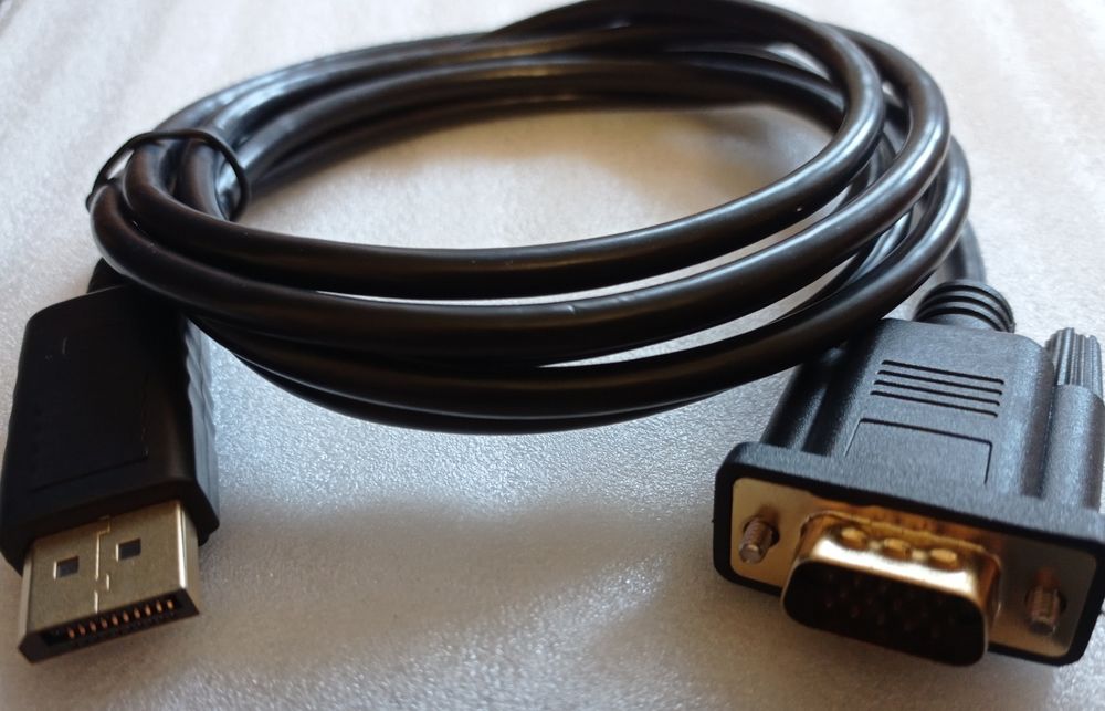 Кабель DisplayPort VGA новый