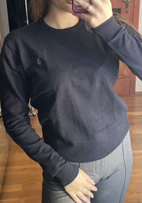 Granatowy sweter u.s. Polo Assn.