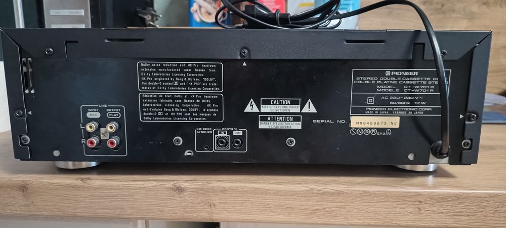 Pioneer CT-W701R magnetofon dwukasetowy