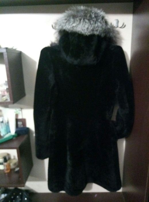 Шуба натуральная мутон куртка зимнее пальто пуховик