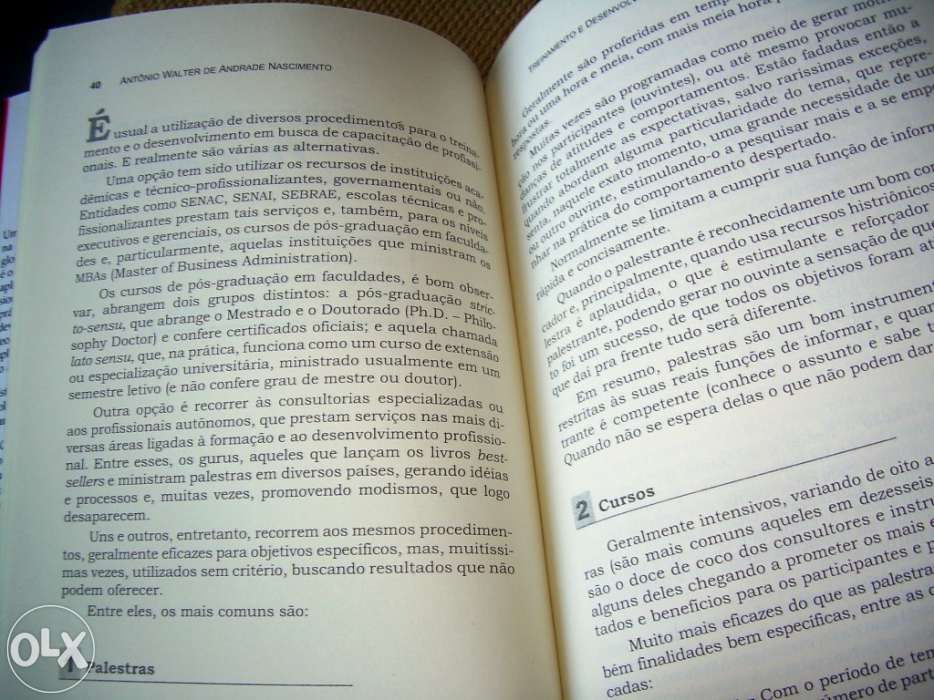 Erros, acertos e soluções/ treinamento e desenvolvimento profissional
