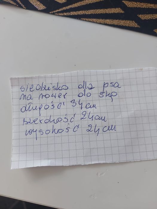 Siedzisko na rower dla psa