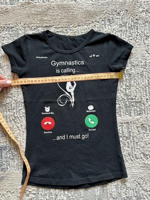 Футболка для гимнастики