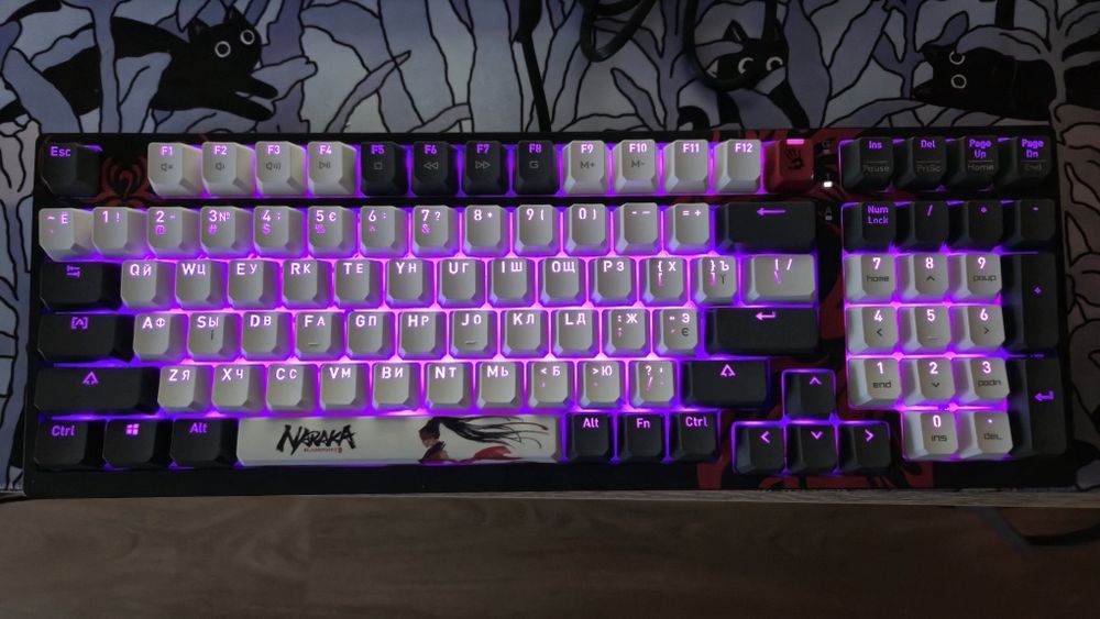 Клавіатура Bloody S98 (Naraka) з світчами Outemu Silent Peach V3