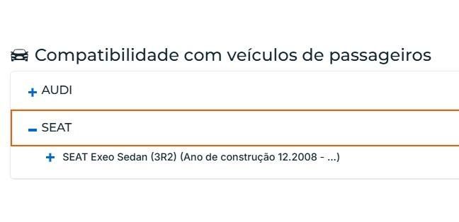 Amortecedores da mala Audi A4 B7/Seat Exeo sedan