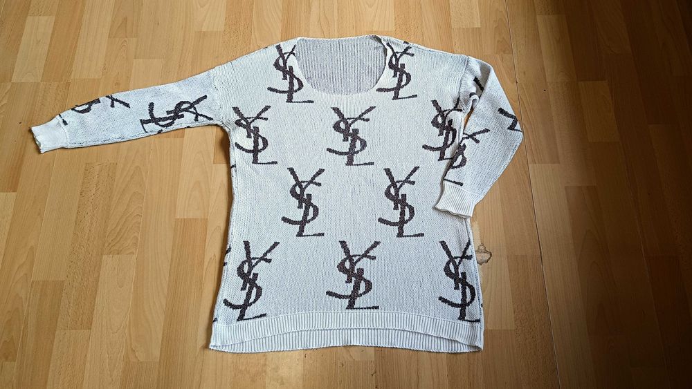 Damski sweter YSL YVES SAINT LAURENT r.L stan bardzo dobry