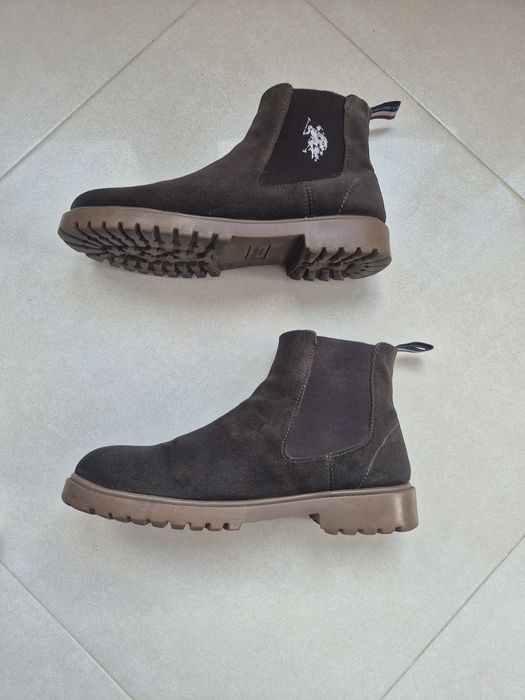 Wiosenne botki  brązowe marki U.S. Polo Assn rozmiar  41