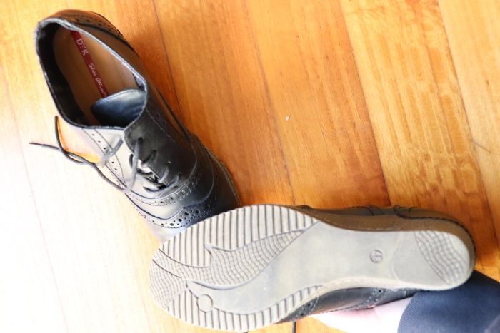 Sapatos de Pele com tacão - Originais DTK (Usados)