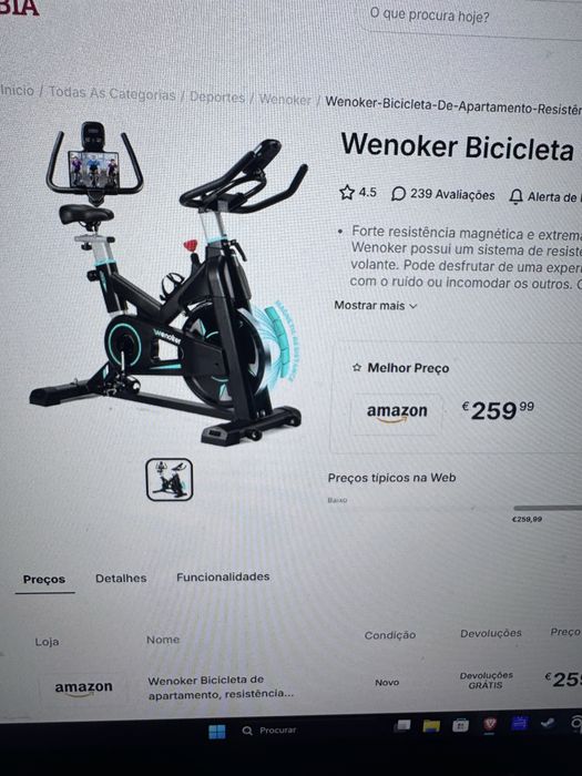 Bicicleta wenoker (como nova)
