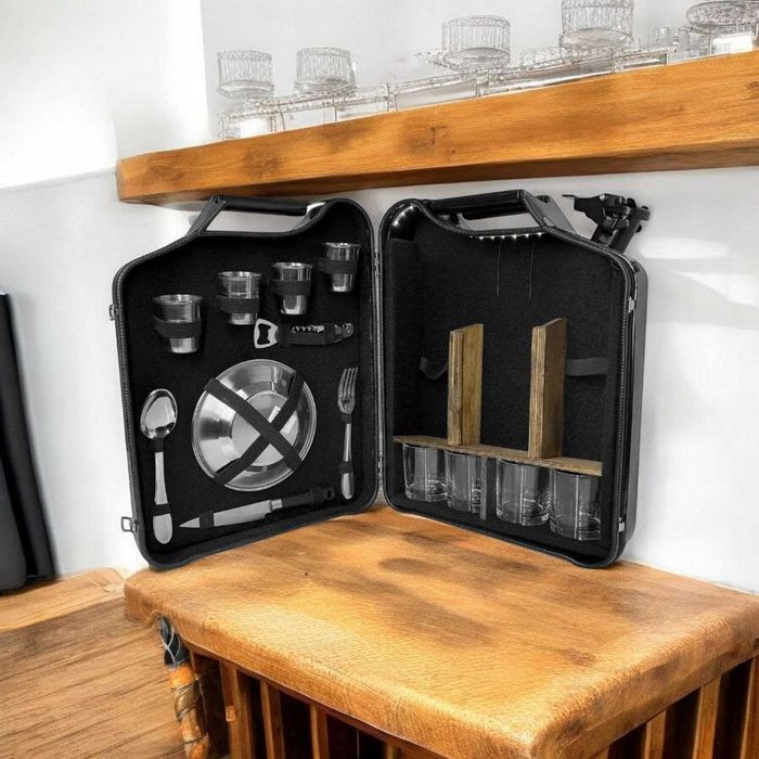 Подарунок чоловікові каністра бар 20 л +ПІДСВІТКА, Канистра бар